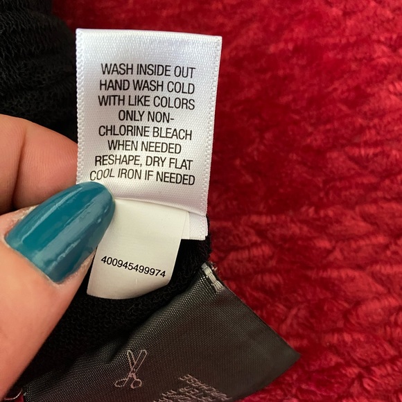 Simply Vera Vera Wang black sweater knit dress mid length Women’s size XL - Picture 7 of 10